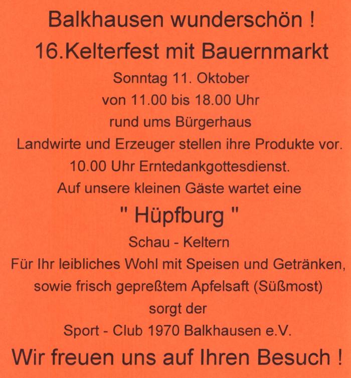 Kelterfest