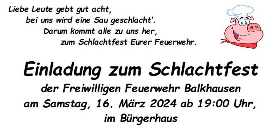 Schlachtfest